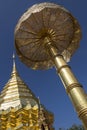 Doi Suthep Buddhist Temple - Chiang Mai - Thailand Royalty Free Stock Photo