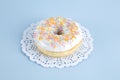 Doily colorful donuts