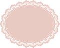 Doily Frame Ornamental Border Royalty Free Stock Photo