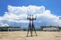 Dois Candangos Monument in Brasilia, Brazil Royalty Free Stock Photo