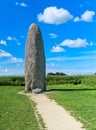 Dol de Bretagne pre historic megalith stone Royalty Free Stock Photo