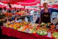 Dolac market in Zagreb city centre