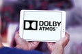 Dolby atmos sound technology logo Royalty Free Stock Photo