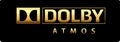 Dolby Atoms Golden Logo vector Dolby Atoms sign Golden Sound system Technology Royalty Free Stock Photo