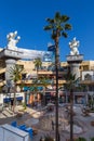 Dolby Theater courtyard. Hollywood, Los Angeles, USA Royalty Free Stock Photo