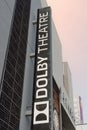 Dolby Theatre on Hollywood Boulevard in Hollywood, Los Angeles, California, United States. Royalty Free Stock Photo