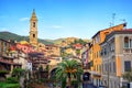 Dolcedo, small italian town in the Maritime Alps mountain, Liguria, Italy Royalty Free Stock Photo