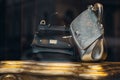 Dolche and Gabbana handbag in the shop window Royalty Free Stock Photo