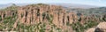 Dolerite columns near Graaff Reinet at the Valley of Desolation