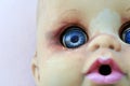 Doll with blue eyes Royalty Free Stock Photo