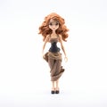 Charming Anime Style Figurine With Long Red Hair