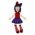 Doll isolated for Halloween Royalty Free Stock Photo