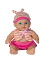 Doll isolated on white background. Royalty Free Stock Photo