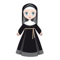 Doll in a monastic dress Royalty Free Stock Photo