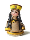 A doll-souvenir girl in a national costume