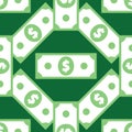 Dollar Banknote Seamless Pattern