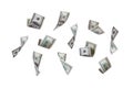 Dollar Banknotes Flying Royalty Free Stock Photo