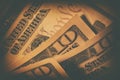 Dollar banknotes Royalty Free Stock Photo