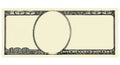 100 Dollar Bill Front with copyspace, isolated for design Royalty Free Stock Photo