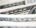 $100 dollar bills Royalty Free Stock Photo