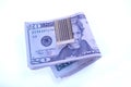 Dollar bills in money clip Royalty Free Stock Photo