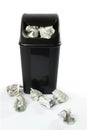 Dollar bin Royalty Free Stock Photo
