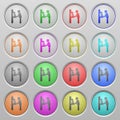 Dollar cash machine plastic sunk buttons Royalty Free Stock Photo