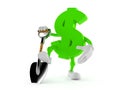 Dollar character with shovel