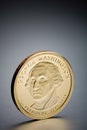 Dollar coin George Washington Royalty Free Stock Photo