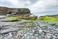 Dollar Cove,rock formations and dramatic coast,Gunwalloe, Helston,Cornwall,England,UK