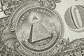 Dollar Detail Pyramid Royalty Free Stock Photo