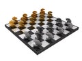 Dollar and euro chess Royalty Free Stock Photo