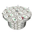 Dollar game table of choice of the best, 3d
