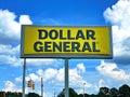 Dollar General store sign Royalty Free Stock Photo