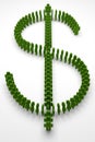 Dollar mark Royalty Free Stock Photo