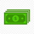 Dollar money cash vector icon, ATM bank dollar cash money payment sign