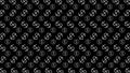 Dollar money sign pattern on black background, dollar sign wall art pattern, usd dollar currency symbol for wallpaper, dollar Royalty Free Stock Photo