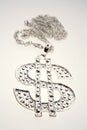 Dollar necklace Royalty Free Stock Photo