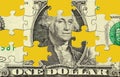 Dollar Puzzle Royalty Free Stock Photo