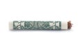 Dollar roll tobacco joint isolated