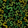 Dollar seamless background, economy and money theme vector seamless pattern.