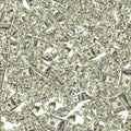Dollar seamless money background. One hundred dollars of America. Usd cash money isolated on white Royalty Free Stock Photo