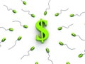 Dollar sign Royalty Free Stock Photo