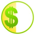 Dollar Sign Cash Icon or Logo