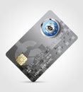 Dollar sign - credit card Royalty Free Stock Photo