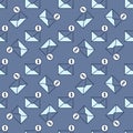 Dollar Sign and Envelope vector Email colored seamless pattern