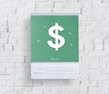 Dollar Sign Login Email Graphic Concept