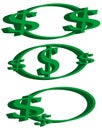 Dollar sign logos