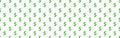 Dollar sign seamless pattern. Wrapping background with repeating USA currency symbols green colour on white background