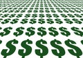 Dollar Signs Royalty Free Stock Photo